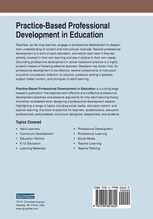 Produktbild: Practice-Based Professional Development in Education