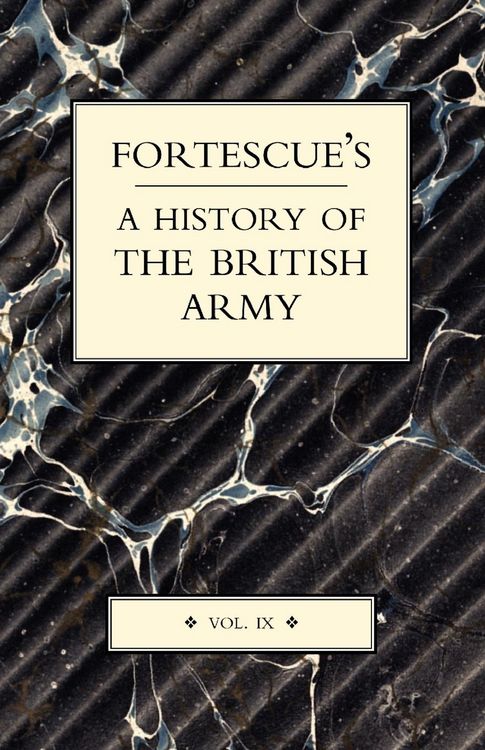 Produktbild: Fortescue's History of the British Army