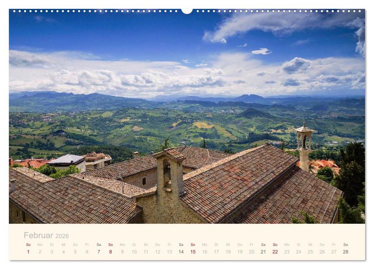 Produktbild: Unterwegs in den Marken (Wandkalender 2026 DIN A2 quer), CALVENDO Monatskalender