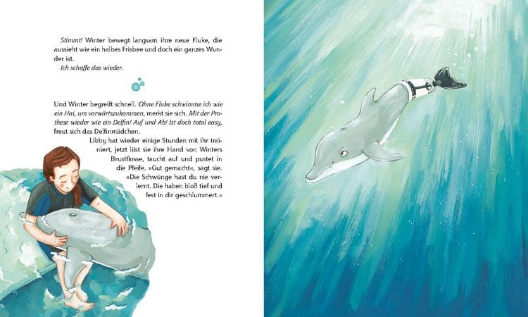 Produktbild: Tierische Helden: Wie Delfin Winter wieder schwimmen lernte