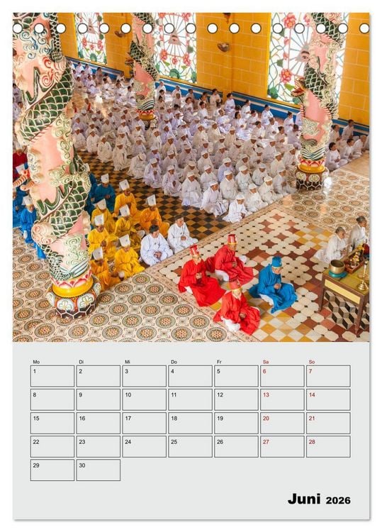 Produktbild: VIETNAM - Mein Urlaubsplaner (Tischkalender 2026 DIN A5 hoch), CALVENDO Monatskalender