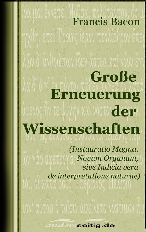 Produktbild: Gro&szlig;e Erneuerung der Wissenschaften