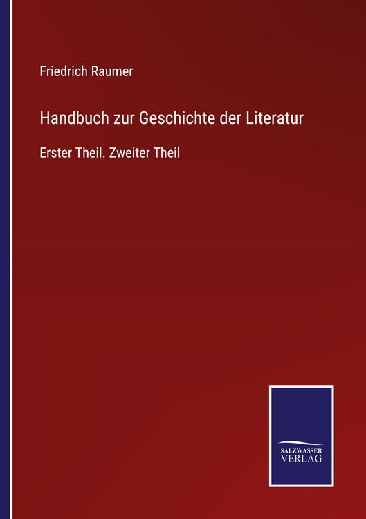 Produktbild: Handbuch zur Geschichte der Literatur
