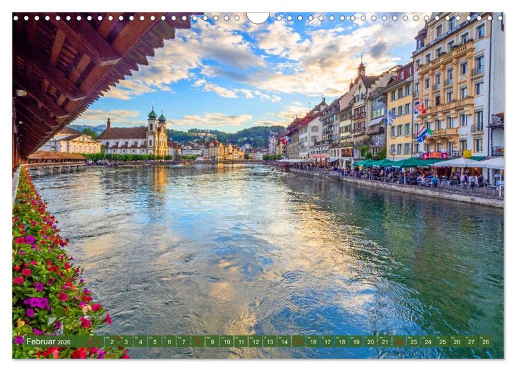 Produktbild: Gr&uuml;ezi aus der Schweiz (Wandkalender 2026 DIN A3 quer), CALVENDO Monatskalender