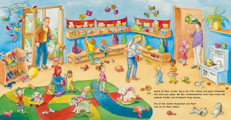 Produktbild: Mein allererstes Wimmelbuch: Ein Tag in der Kita
