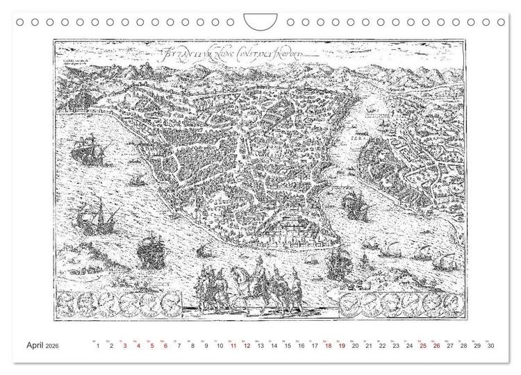 Produktbild: Istanbul - Hauptstadt des osmanischen Reiches seit 1453 (Wandkalender 2026 DIN A4 quer), CALVENDO Monatskalender