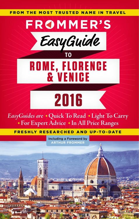 Produktbild: Frommer's EasyGuide to Rome, Florence and Venice 2016