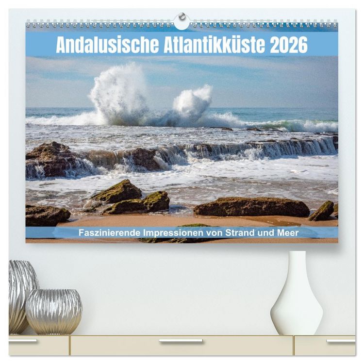 Produktbild: Andalusische Atlantikk&uuml;ste (hochwertiger Premium Wandkalender 2026 DIN A2 quer), Kunstdruck in Hochglanz