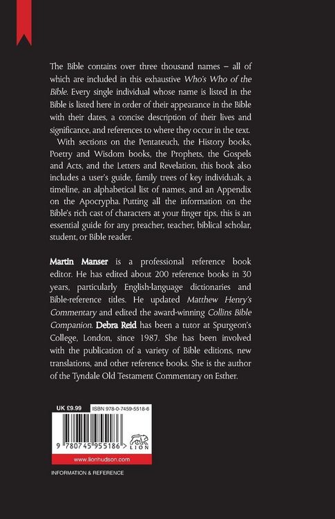 Produktbild: Who's Who of the Bible