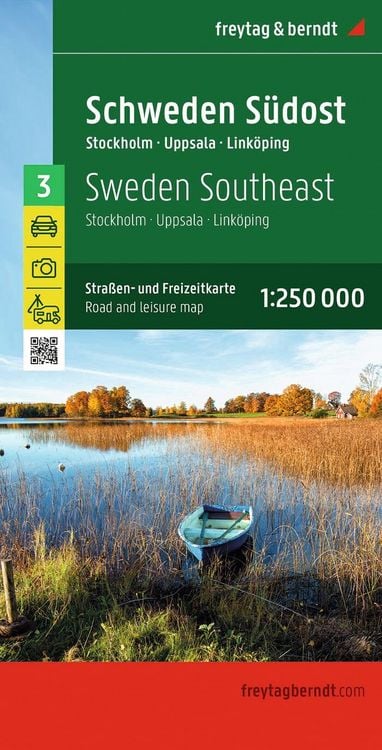 Produktbild: Freytag & berndt Stra&szlig;enkarte Schweden S&uuml;dost 1:250.000