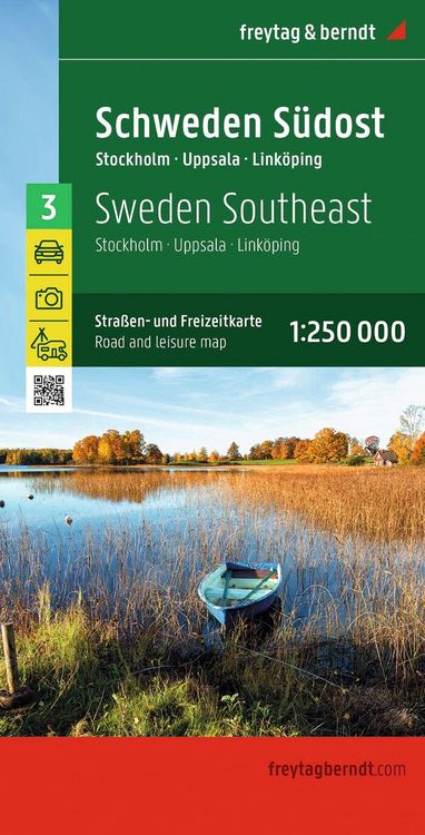 Produktbild: freytag & berndt Stra&szlig;enkarte Schweden S&uuml;dost 1:250.000