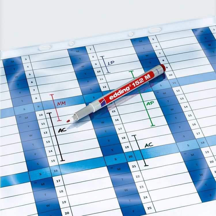 Produktbild: edding 152 M Non-permanenter Folienschreiber schwarz