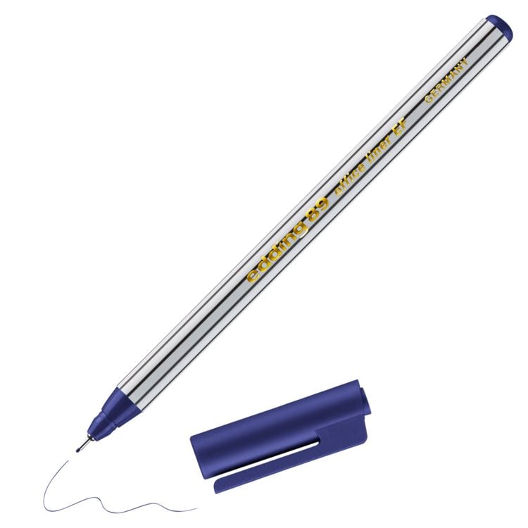 Produktbild: edding 89 Office Fineliner EF blau