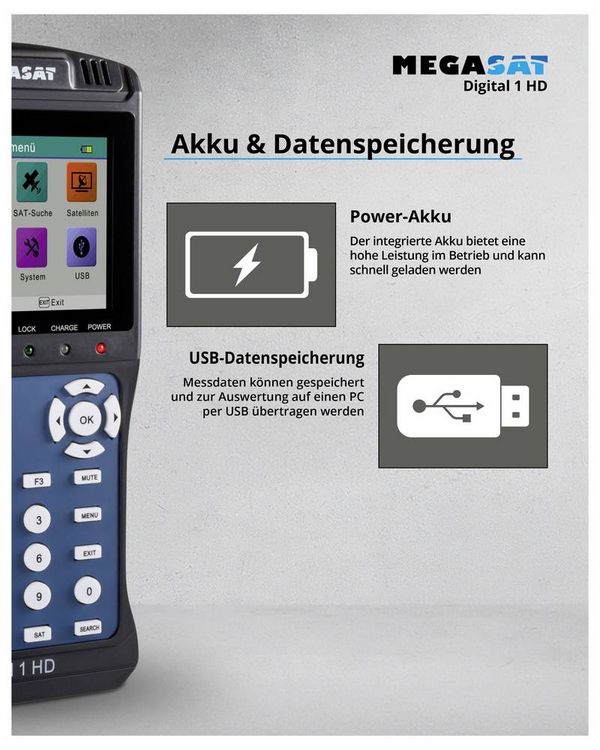 Produktbild: MegaSat Digital 1 HD SAT Finder