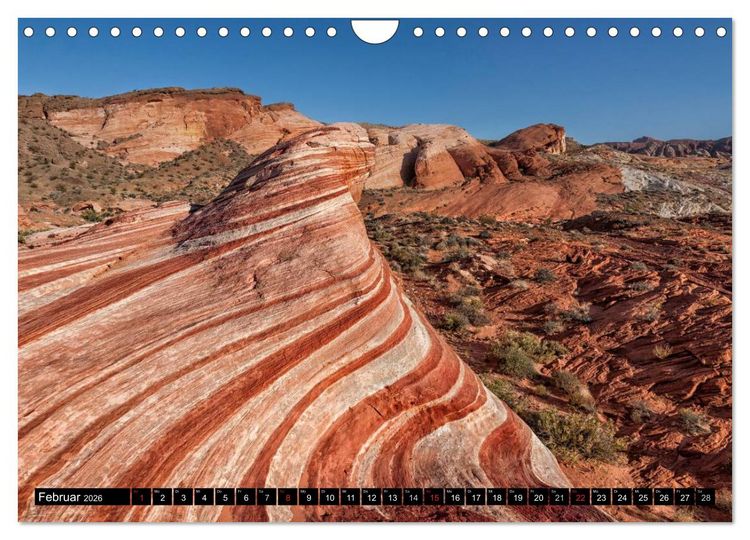 Produktbild: USA Kalender Deluxe (Wandkalender 2026 DIN A4 quer), CALVENDO Monatskalender