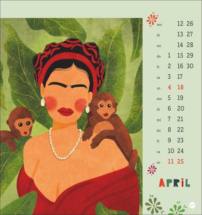 Produktbild: Frida Postkartenkalender 2027