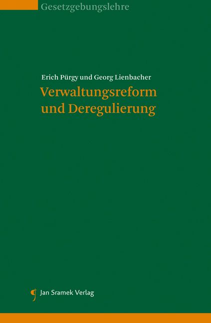 Produktbild: Risiken und Chancen der Verwaltungsreform und Deregulierung