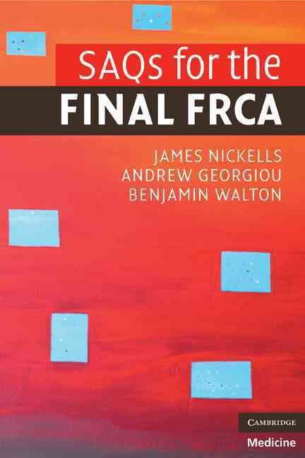 Produktbild: SAQs for the Final FRCA