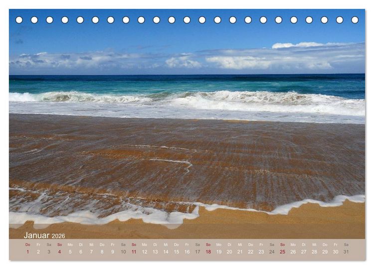 Produktbild: Aloha aus Hawaii (Tischkalender 2026 DIN A5 quer), CALVENDO Monatskalender