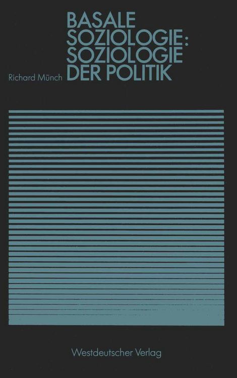 Produktbild: Basale Soziologie: Soziologie der Politik