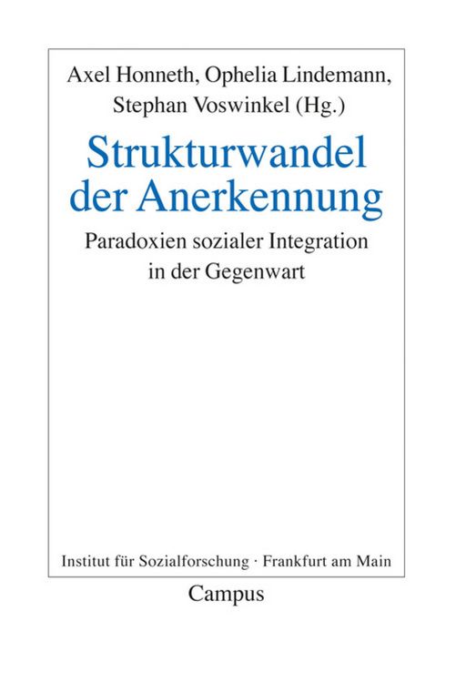 Produktbild: Strukturwandel der Anerkennung