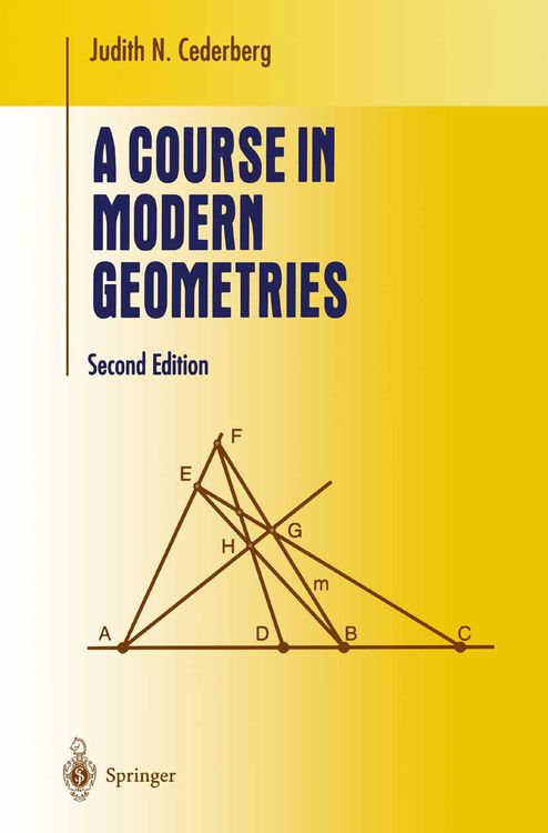 Produktbild: A Course in Modern Geometries