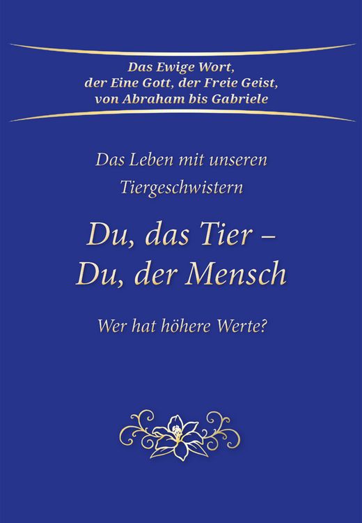 Produktbild: Du, das Tier - Du, der Mensch