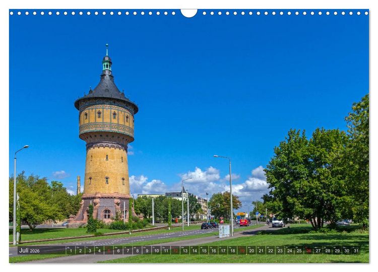 Produktbild: Unterwegs in Halle (Wandkalender 2026 DIN A3 quer), CALVENDO Monatskalender