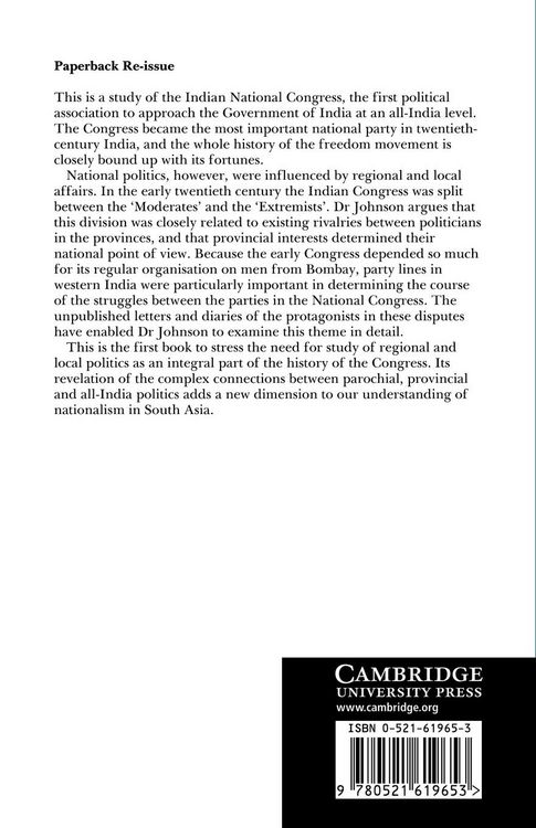 Produktbild: Provincial Politics and Indian Nationalism