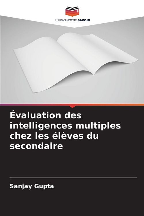 Produktbild: &Eacute;valuation des intelligences multiples chez les &eacute;l&egrave;ves du secondaire