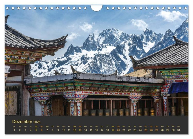 Produktbild: Yunnan - Magische Orte (Wandkalender 2026 DIN A4 quer), CALVENDO Monatskalender