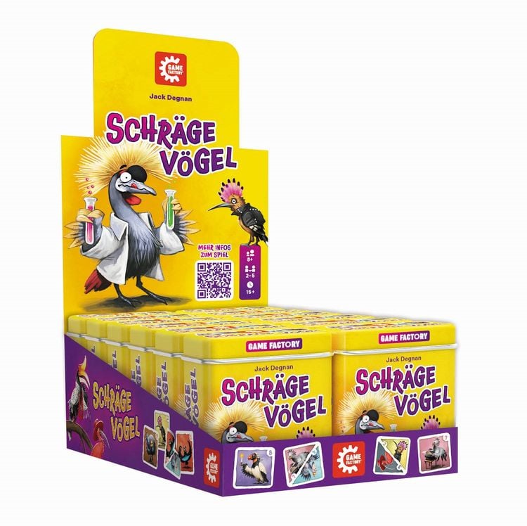 Bild vom Artikel Game Factory - Display Schräge Vögel vom Autor Jack Degnan
