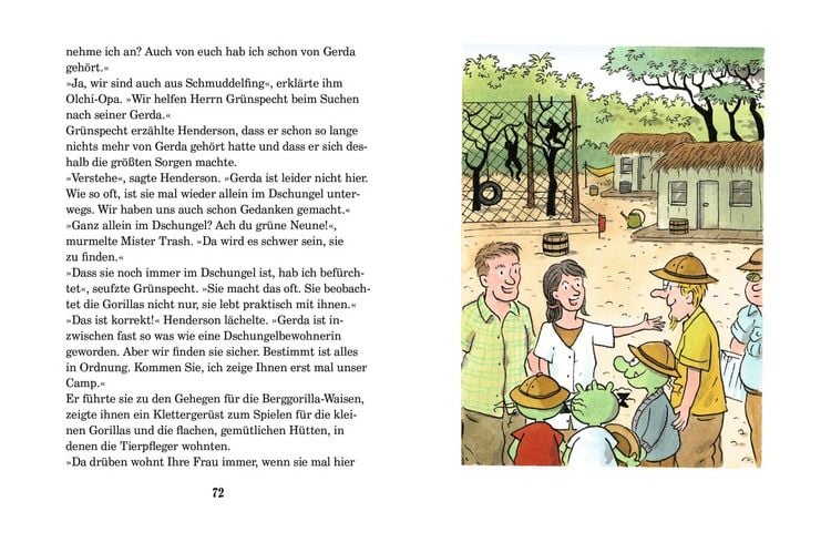 Produktbild: Safari bei den Berggorillas / Die Olchis-Kinderroman Band 8