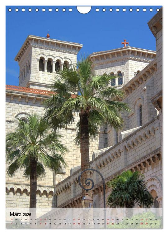 Produktbild: Monaco - Historisches Monaco (Wandkalender 2026 DIN A4 hoch), CALVENDO Monatskalender