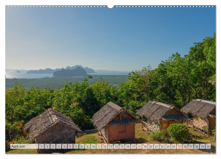 Produktbild: Thailand - Die Sch&ouml;nheit Asiens (Wandkalender 2026 DIN A2 quer), CALVENDO Monatskalender
