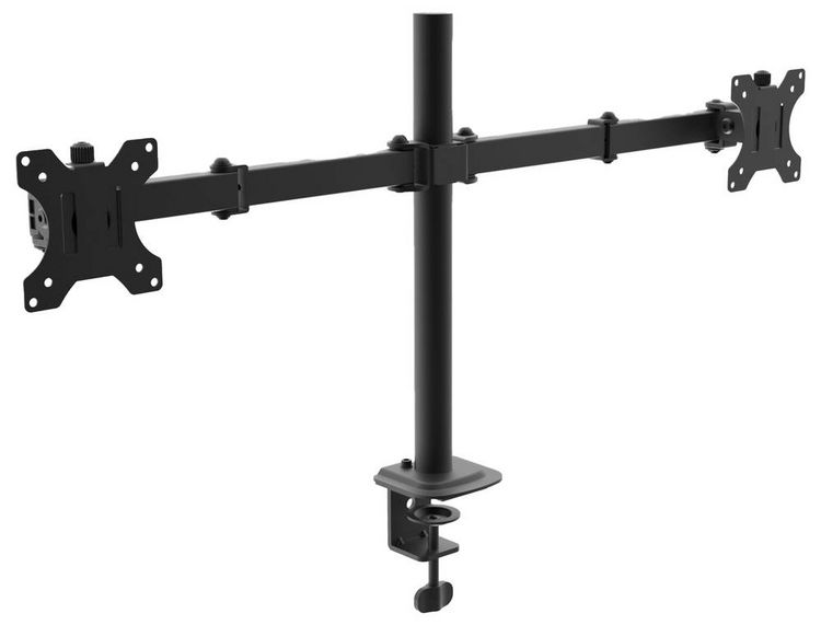 Produktbild: Akyga AK-MB-02 Monitor-Tischhalterung 2 Display(s) 81,3 cm (32") Schwarz Neigbar, Rotierbar, Schwenkbar