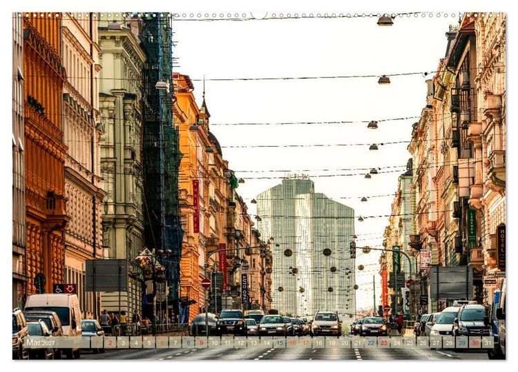 Produktbild: Ein Wochenende in Prag (Wandkalender 2027 DIN A2 quer), CALVENDO Monatskalender