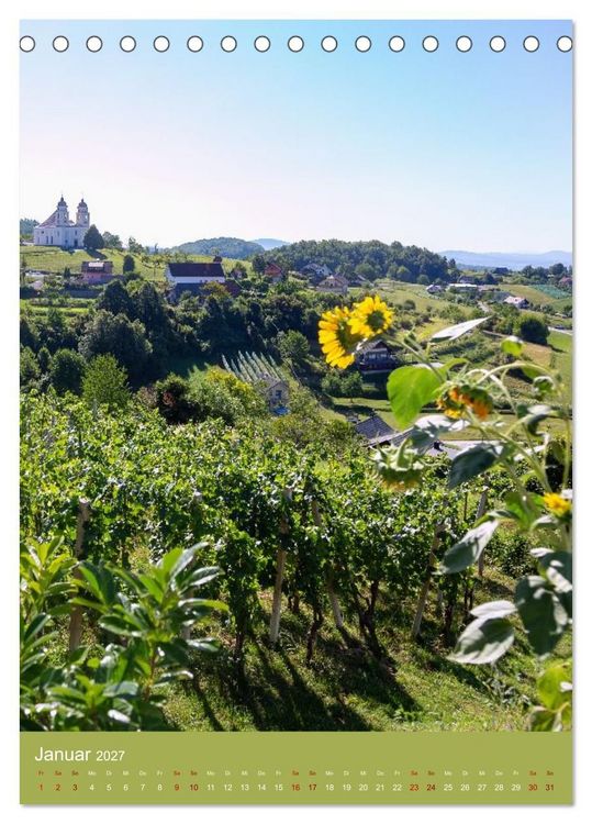 Produktbild: Zauberhaftes Slowenien. Seen, Berge und charmante Orte (Tischkalender 2027 DIN A5 hoch), CALVENDO Monatskalender