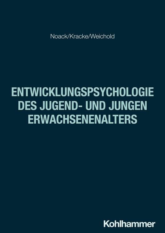 Produktbild: Entwicklungspsychologie des Jugend- und jungen Erwachsenenalters