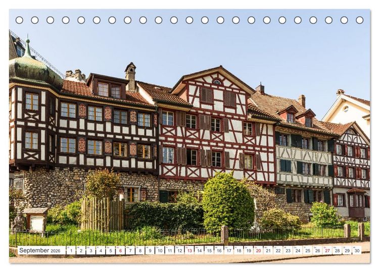 Produktbild: Kanton Thurgau (Tischkalender 2026 DIN A5 quer), CALVENDO Monatskalender
