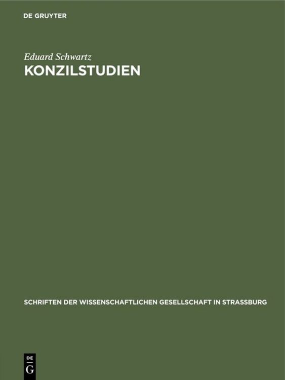 Produktbild: Konzilstudien