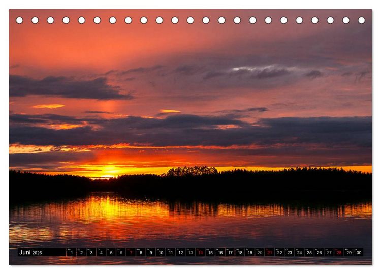 Produktbild: S&uuml;dliches Finnland (Tischkalender 2026 DIN A5 quer), CALVENDO Monatskalender