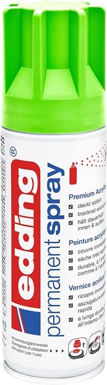 Produktbild: 5200 Permanent Spray, neongr&uuml;n, 200ml Premium Acryllack