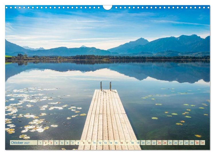 Produktbild: Alpenseen - Berge im Spiegel (Wandkalender 2027 DIN A3 quer), CALVENDO Monatskalender