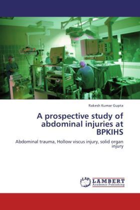 Produktbild: Gupta, R: Prospective study of abdominal injuries at BPKIHS