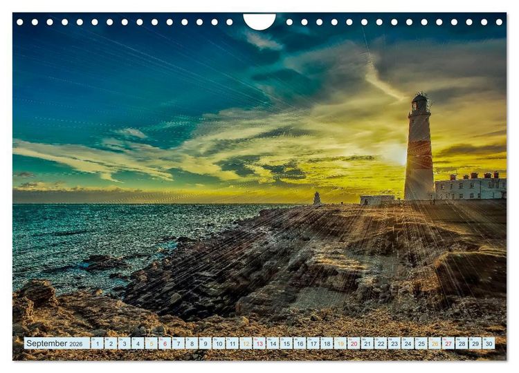 Produktbild: Leucht&uuml;rme - immer wieder faszinierend (Wandkalender 2026 DIN A4 quer), CALVENDO Monatskalender