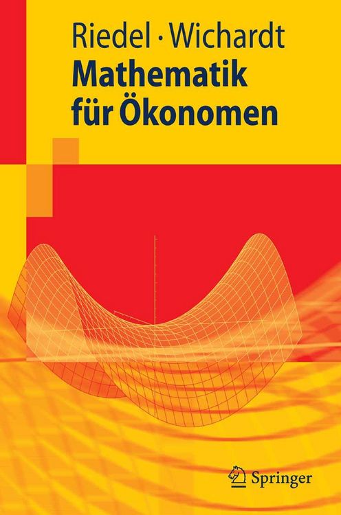 Produktbild: Mathematik f&uuml;r &Ouml;konomen