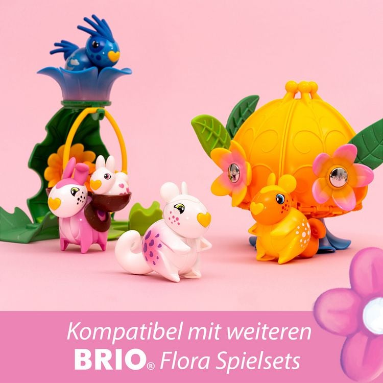 Produktbild: BRIO Flora - 36206 Magnolia | Spielfigur f&uuml;r endlosen fantasievollen Spielspa&szlig; f&uuml;r M&auml;dchen und Jungen ab 3 Jahren - wundersch&ouml;nes Geschenk