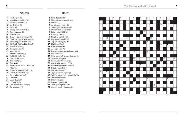 Produktbild: The Times Crosswords - The Times 2 Jumbo Crossword Book 17