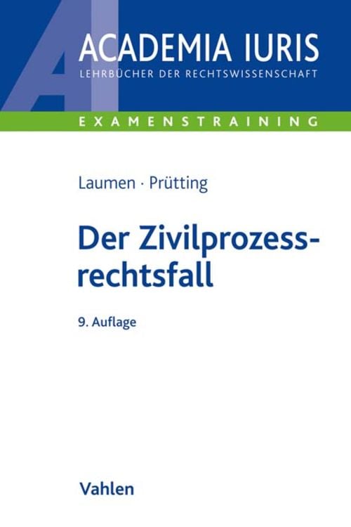 Bild vom Artikel Der Zivilprozessrechtsfall vom Autor Gottfried Baumgärtel